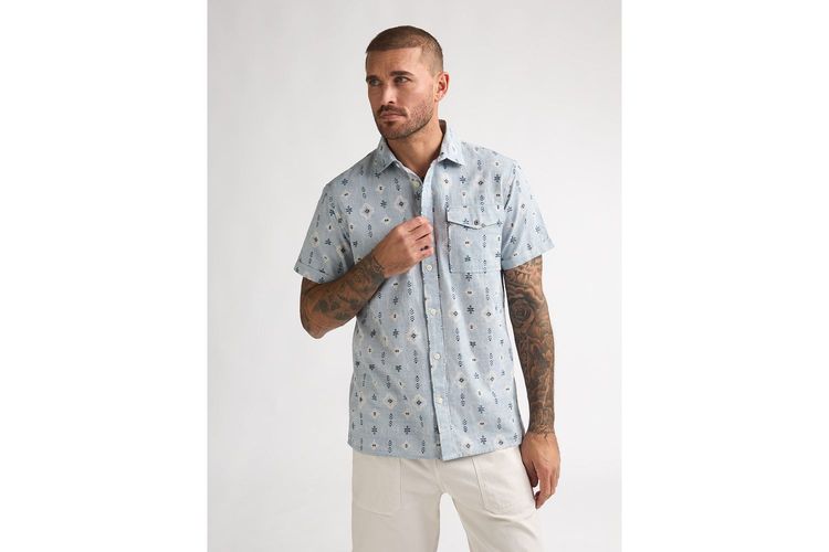 PETROL INDUSTRIES HOMME-SIS412-BLEU-TEXTILE-0002