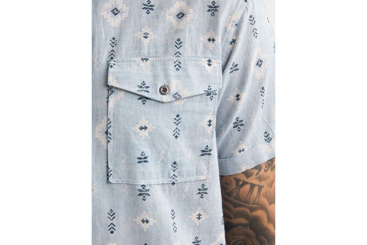 PETROL INDUSTRIES HOMME-SIS412-BLEU-TEXTILE-0004