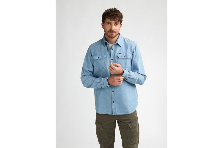 PETROL INDUSTRIES HOMME-SIL436-BLEU-TEXTILE-0002