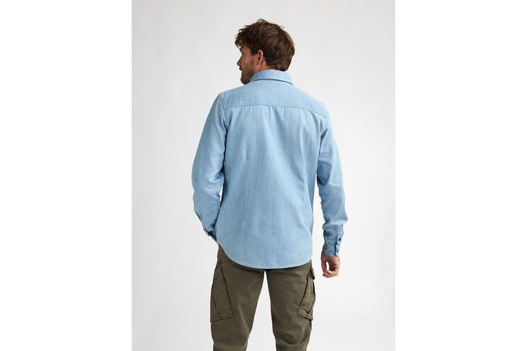 PETROL INDUSTRIES HOMME-SIL436-BLEU-TEXTILE-0003