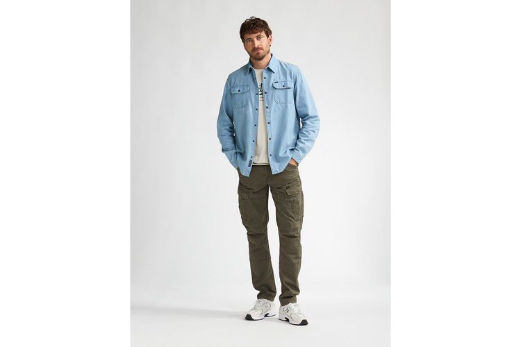 PETROL INDUSTRIES HOMME-SIL436-BLEU-TEXTILE-0004