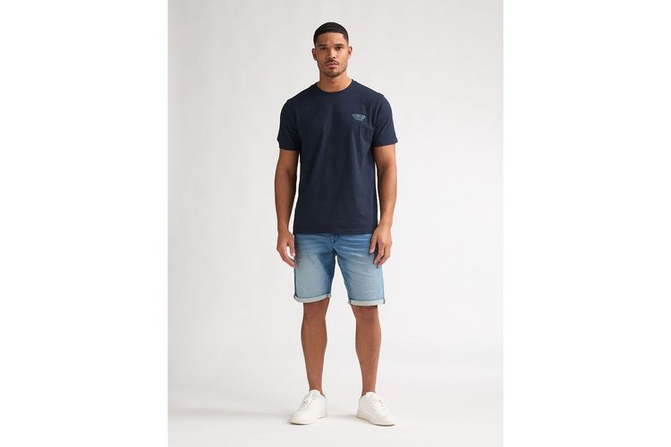 PETROL INDUSTRIES HOMME-SHO001B-BLEU-TEXTILE-0002