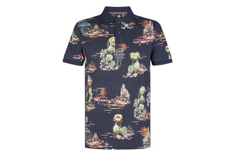 PETROL INDUSTRIES HOMME-POL924-MARINE-TEXTILE-0001
