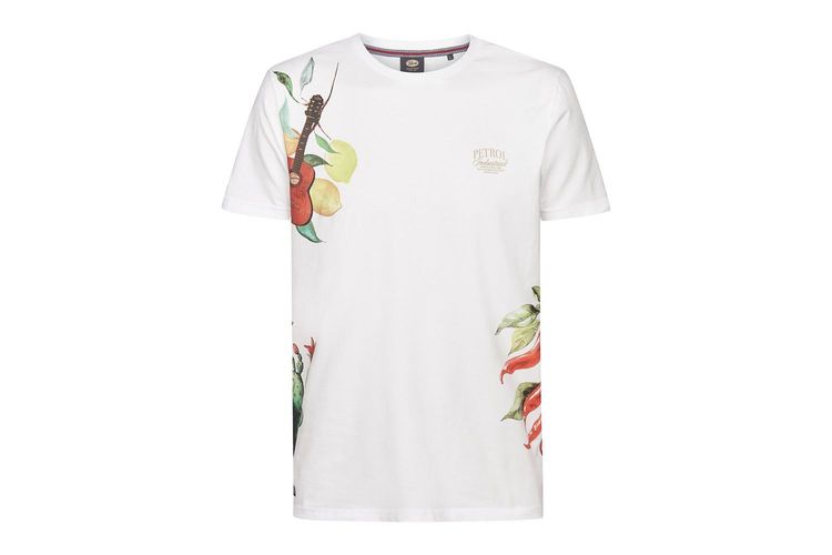 PETROL INDUSTRIES HOMME-TSR673-WHITE-TEXTILE-0001