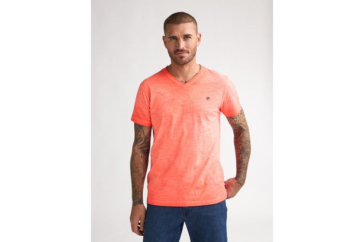 PETROL INDUSTRIES HOMME-TSV662-ROSE-TEXTILE-0002