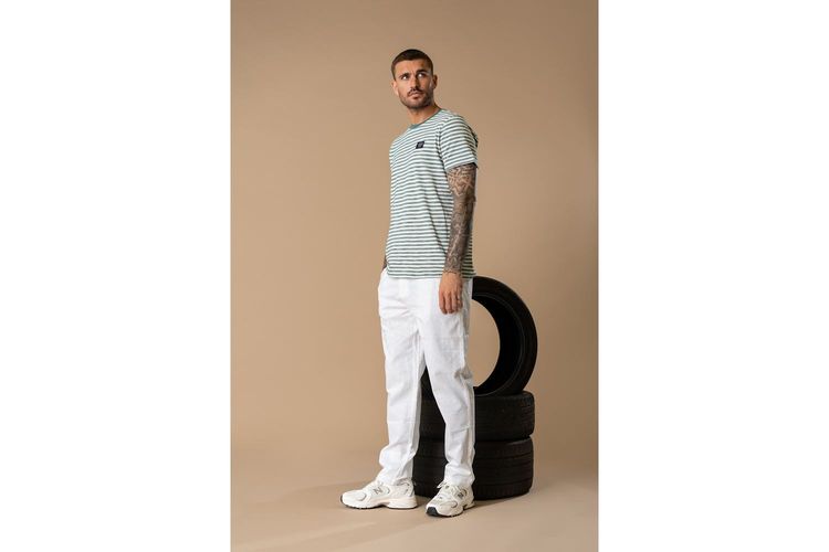 PETROL INDUSTRIES HOMME-TSR674-VERT-TEXTILE-0003