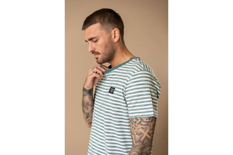 PETROL INDUSTRIES HOMME-TSR674-VERT-TEXTILE-0004