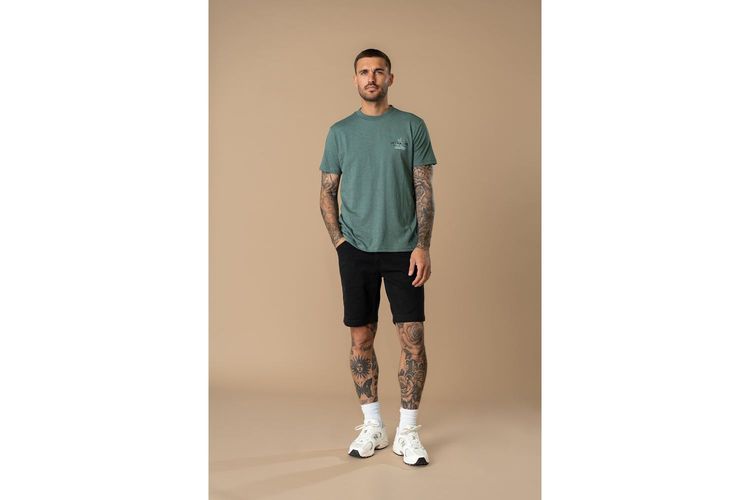 PETROL INDUSTRIES HOMME-TSR744-VERT-TEXTILE-0002