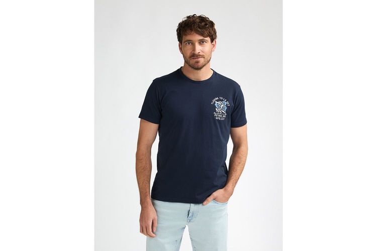 PETROL INDUSTRIES HOMME-TSR625B-MARINE-TEXTILE-0003