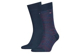 TOMMY HILFIGER-STRIPESOCK3-MARINE-ACCESSOIRES-0001