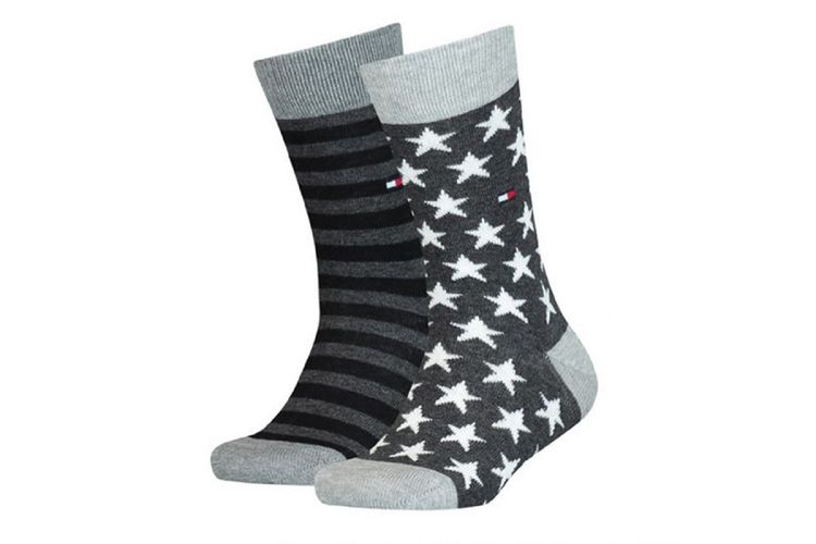 TOMMY HILFIGER-SOCK2PSTAR2-NOIR-ACCESSOIRES-0001