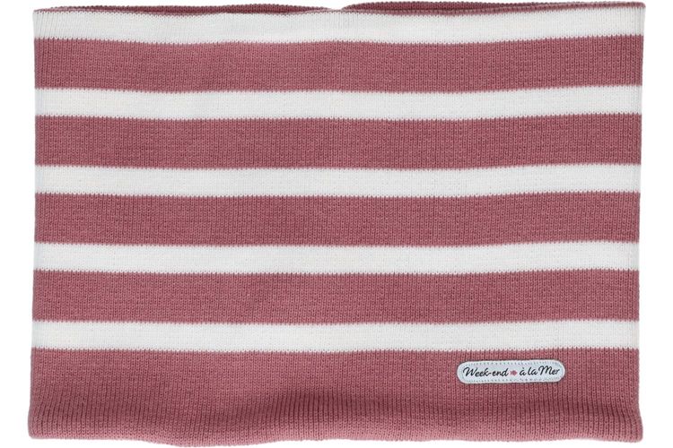 WEEK-END A LA MER-SNOOD2-BEIGE/ROSE-ACCESSOIRES-0001