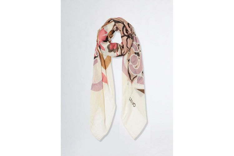 LIU JO-FOULARDFLO1-BEIGE-ACCESSOIRES-0001