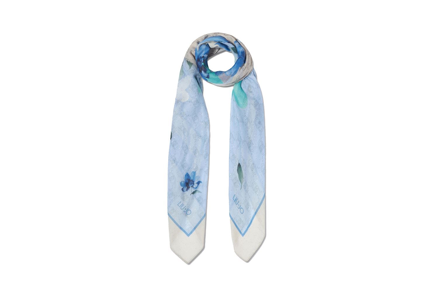 LIU JO-ECSFOULARD1-BLEU-ACCESSOIRES-0001