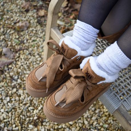 L'effet chaleureux des chaussures fourrées : la tendance qui fait craquer